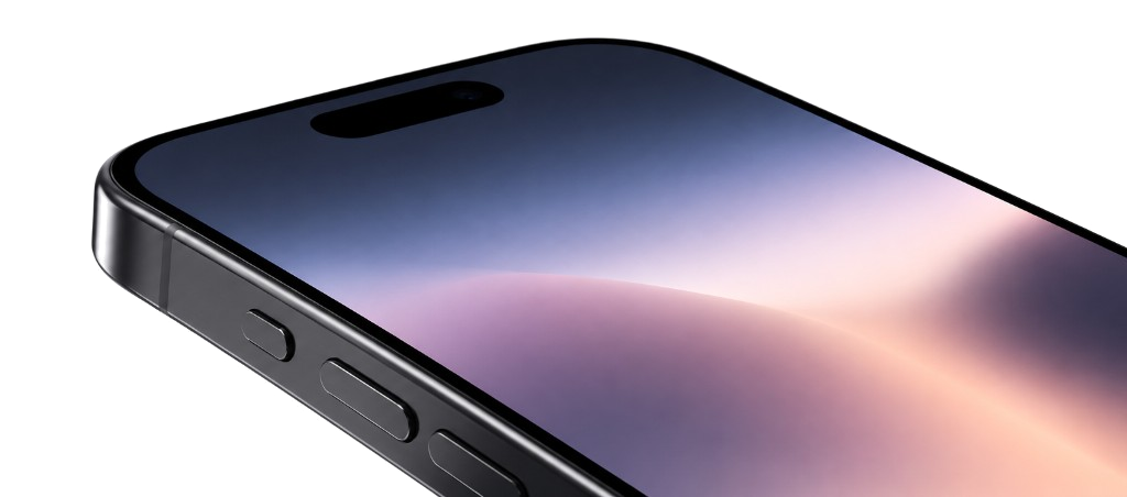 Telefon set fra siden